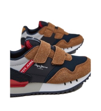 Pepe Jeans Trainers London One Basic Bk brown