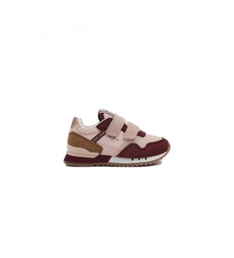 Pepe Jeans Trainers London One On Gk rose, marron