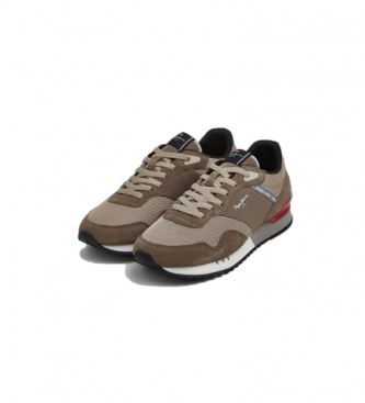 Pepe Jeans Zapatillas London One Tonal M taupe