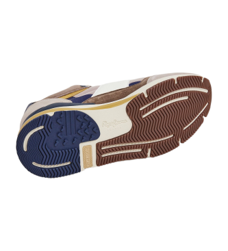 Pepe Jeans London Pro Mesh beige Lederturnschuhe