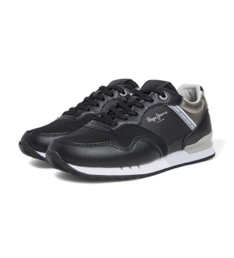 Pepe Jeans London Snake Sneakers noir