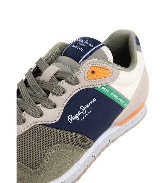 Pepe Jeans London South green trainers