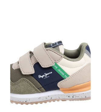 Pepe Jeans London South green trainers