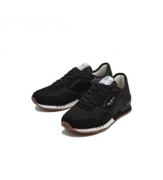 Pepe Jeans London Sneakers avec paillettes noir