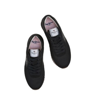 Pepe Jeans London Sneakers avec paillettes noir