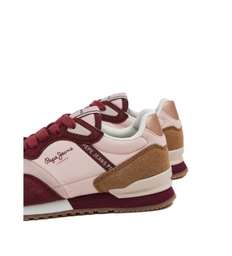 Pepe Jeans Sneakers London One G On G rosa