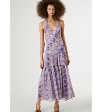 Pepe Jeans Lilac Loney klnning
