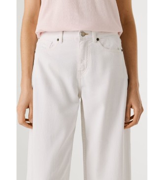 Pepe Jeans L�se bukser med sl�jfe, hvide