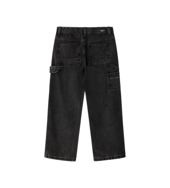 Pepe Jeans Jeans larghi Chapman neri Carpenter