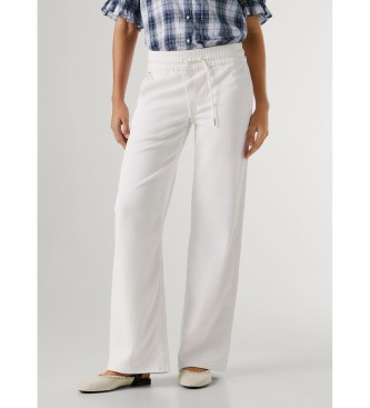 Pepe Jeans Pantalone Loose Jogger Eva bianco