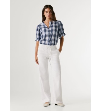 Pepe Jeans Pantalone Loose Jogger Eva bianco