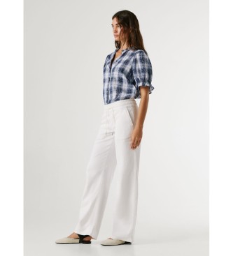 Pepe Jeans Pantalone Loose Jogger Eva bianco