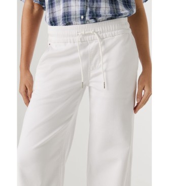 Pepe Jeans Pantalone Loose Jogger Eva bianco