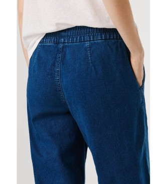 Pepe Jeans Pantalon de jogging ample Eva blue