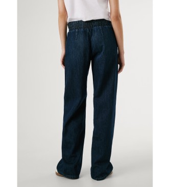 Pepe Jeans Luźne spodnie Jogger Eva w kolorze niebieskim