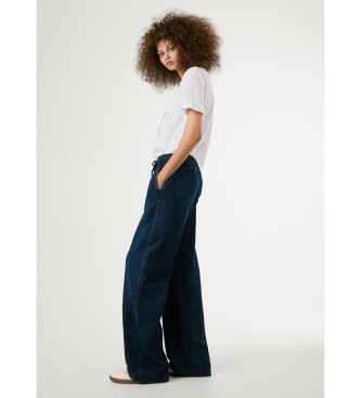 Pepe Jeans Luźne spodnie Jogger Eva w kolorze niebieskim