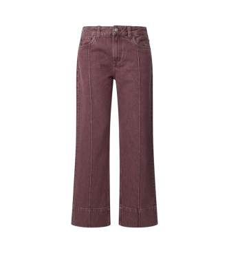 Pepe Jeans Jeans en bordeaux coupe ample