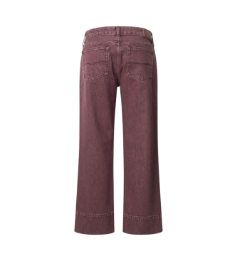 Pepe Jeans Jeans en bordeaux coupe ample