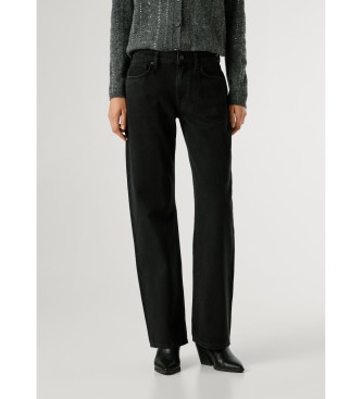 Pepe Jeans Cal�as de ganga Loose Nicky preto