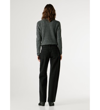 Pepe Jeans Cal�as de ganga Loose Nicky preto