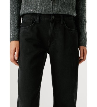 Pepe Jeans Cal�as de ganga Loose Nicky preto