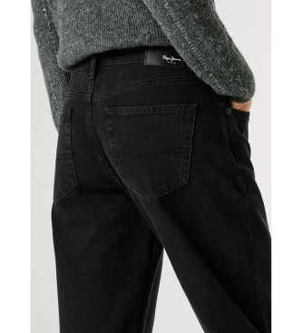 Pepe Jeans Cal�as de ganga Loose Nicky preto