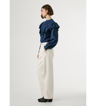 Pepe Jeans Jeans Loose Hazel vit