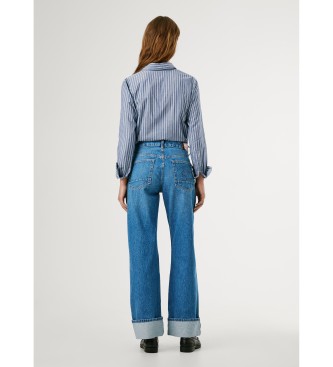 Pepe Jeans Jeans med ls uppvikning bl