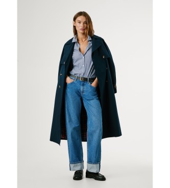 Pepe Jeans Jeans med ls uppvikning bl