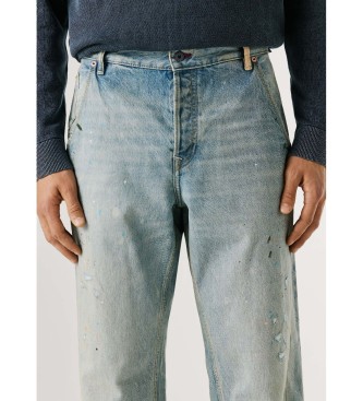 Pepe Jeans Pantal�n Loose Tapered Helix Authentic azul