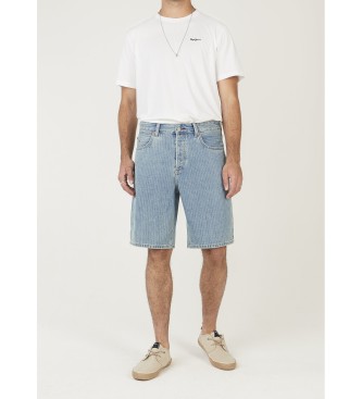 Pepe Jeans Short Loose Helix bleu