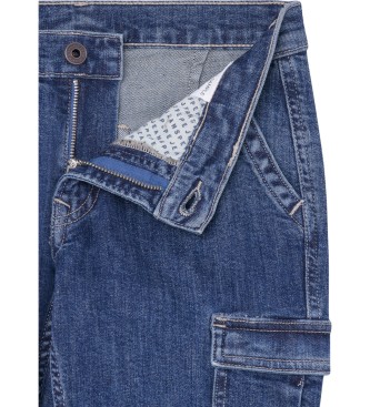 Pepe Jeans Cargo Loose Jeans blau