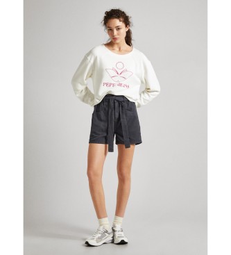 Pepe Jeans Sweater Lorelai gebroken wit