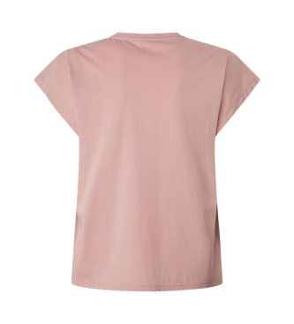 Pepe Jeans T-shirt Lorena cor-de-rosa