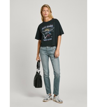 Pepe Jeans Louise T-shirt zwart