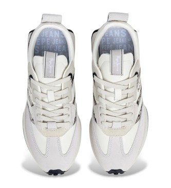 Pepe Jeans Lucky Animal Leder Sneakers wei