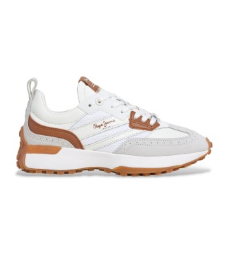 Pepe Jeans Lucky Class Leder Turnschuhe wei