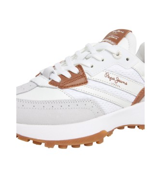 Pepe Jeans Lucky Class Leder Turnschuhe wei