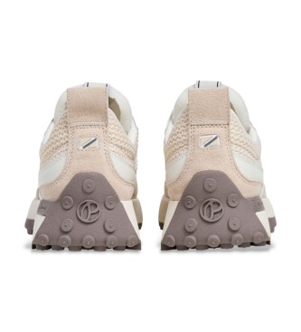 Pepe Jeans Beżowe kapcie Lucky Knitted