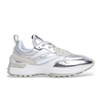 Pepe Jeans Lucky Metallic Sneakers white