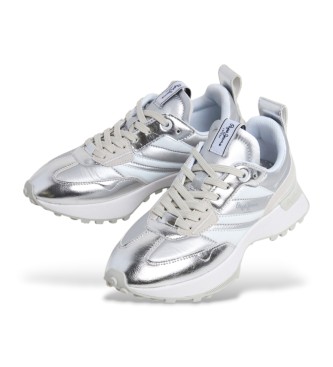 Pepe Jeans Lucky Metallic Sneakers white