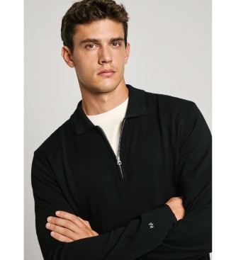 Pepe Jeans Pulover Sodobna črna