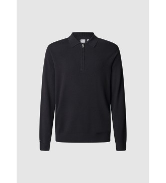 Pepe Jeans Pulover Sodobna črna