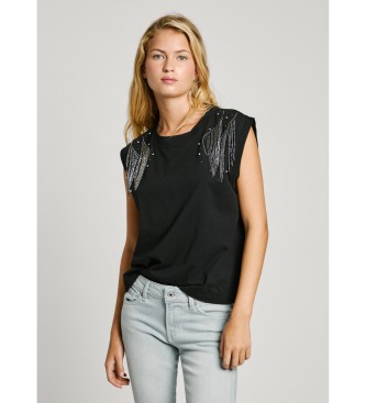 Pepe Jeans Lydia T-shirt zwart