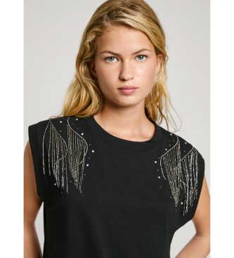 Pepe Jeans Lydia T-shirt zwart