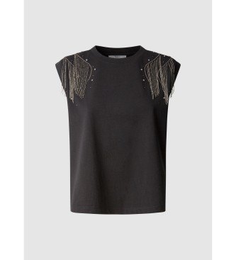 Pepe Jeans Lydia T-shirt zwart