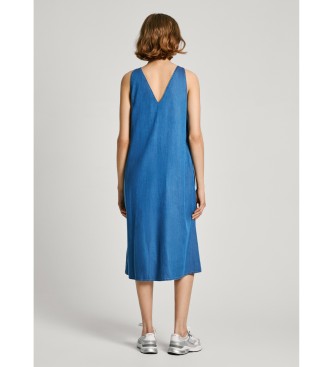 Pepe Jeans Robe Lyla bleue