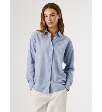 Pepe Jeans Chemise bleue Lyric