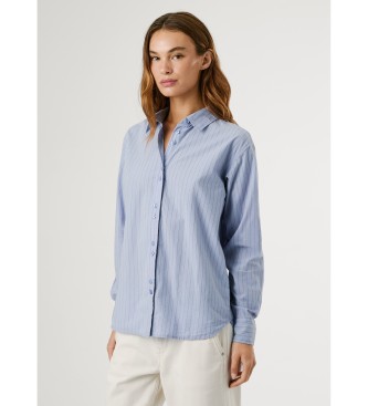 Pepe Jeans Chemise bleue Lyric