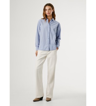 Pepe Jeans Chemise bleue Lyric
